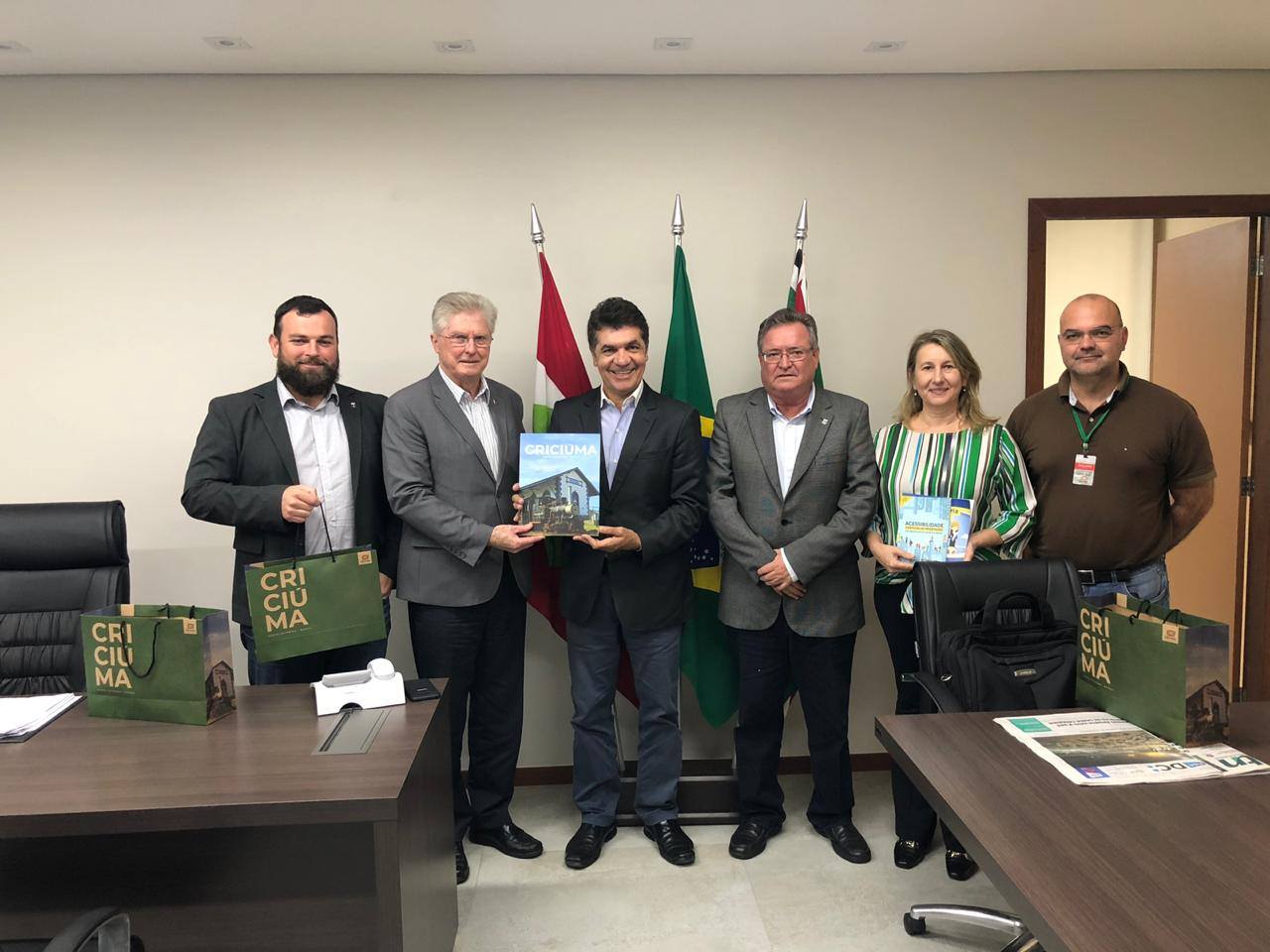 Presidente esteve em audiências com prefeitos de Criciúma e Araranguá ...